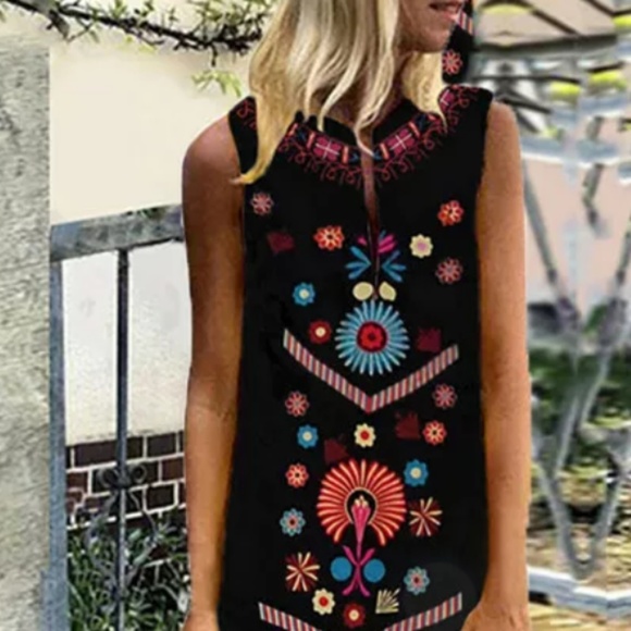 CLEARANCE 🌞Boho-Chic Casual Party Maxi Dress - Picture 2 of 8